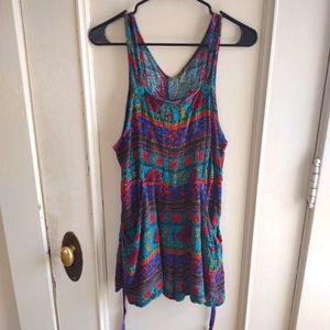 Vintage floral romper size M